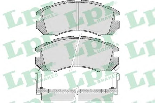 Тормозные колодки LPR 05P546