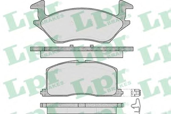 Тормозные колодки LPR 05P560