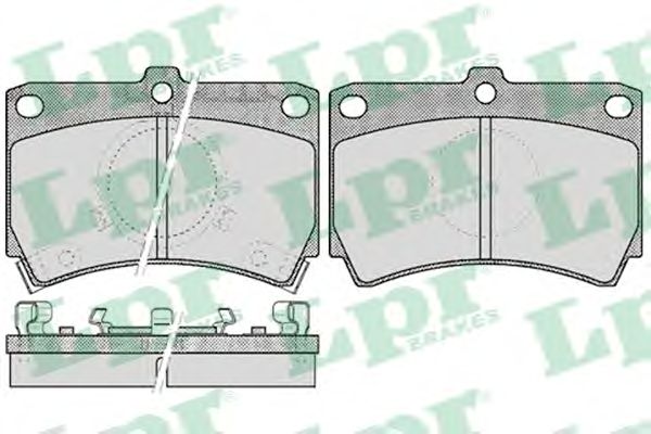 Тормозные колодки LPR 05P587