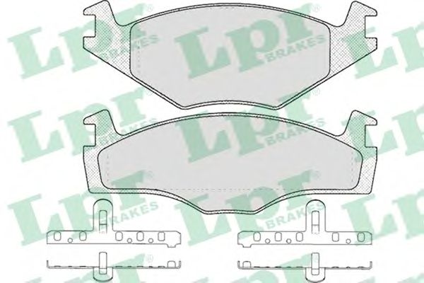 Тормозные колодки LPR 05P591