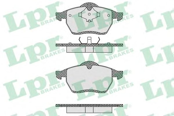 Тормозные колодки LPR 05P612