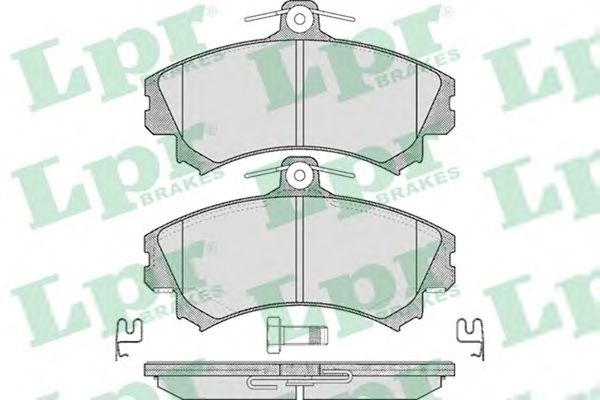 Гальмівні колодки LPR 05P615
