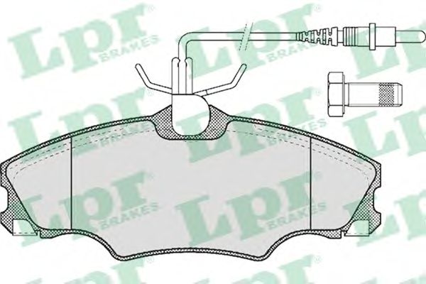 Тормозные колодки LPR 05P619