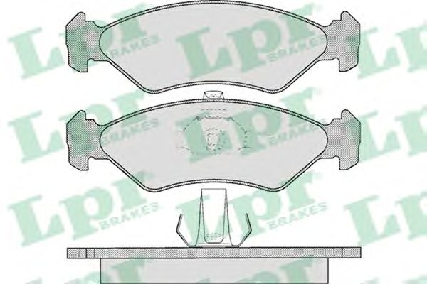 Тормозные колодки LPR 05P625