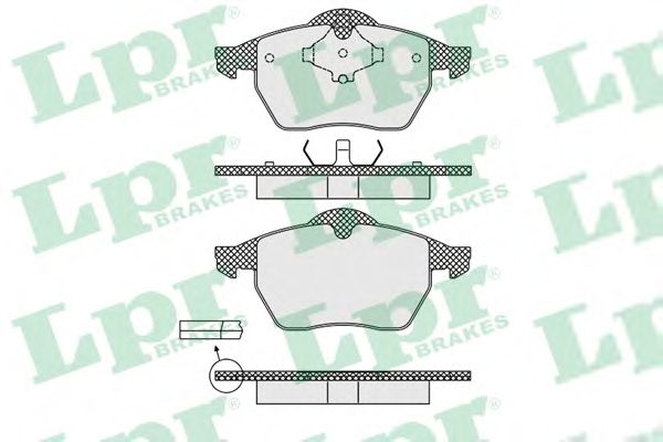 Тормозные колодки LPR 05P639