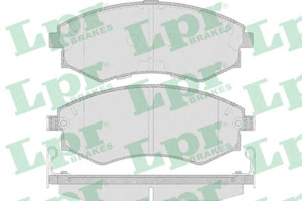 Тормозные колодки LPR 05P640