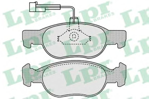 Тормозные колодки LPR 05P652