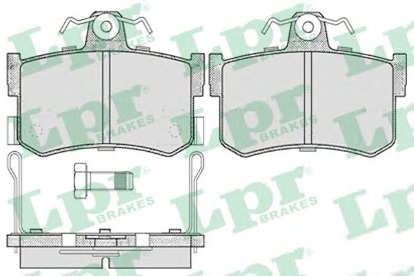 Тормозные колодки LPR 05P654