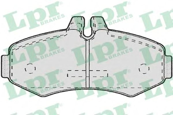 Тормозные колодки LPR 05P672
