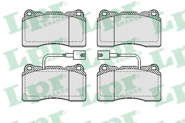 Тормозные колодки LPR 05P674