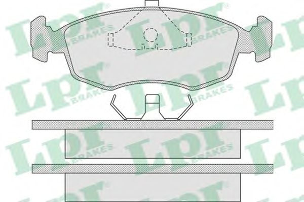 Тормозные колодки LPR 05P678