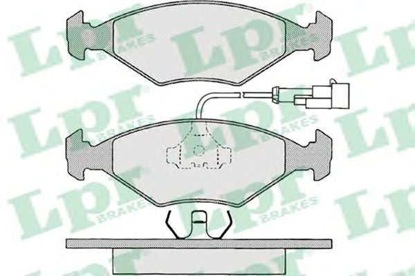 Тормозные колодки LPR 05P680