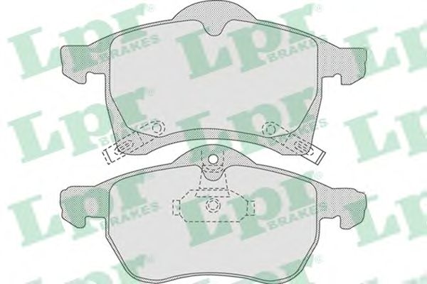 Тормозные колодки LPR 05P690