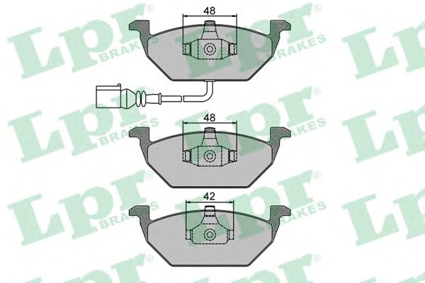 Тормозные колодки LPR 05P692