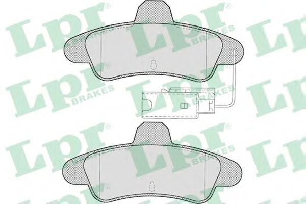 Тормозные колодки LPR 05P716