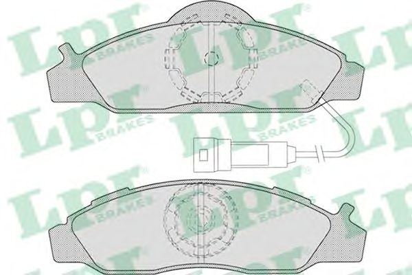 Тормозные колодки LPR 05P721