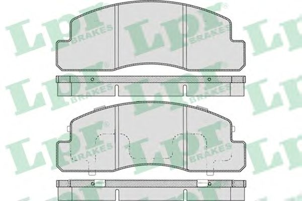 Тормозные колодки LPR 05P723