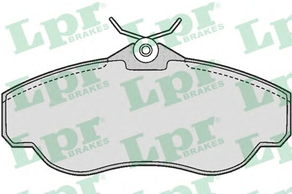 Тормозные колодки LPR 05P728