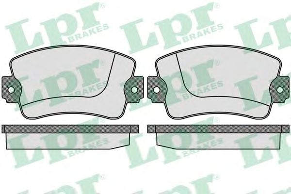 Тормозные колодки LPR 05P731