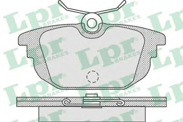 Гальмівні колодки LPR 05P736