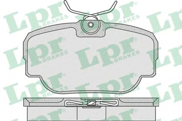 Тормозные колодки LPR 05P739