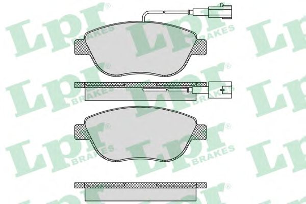 Тормозные колодки LPR 05P764