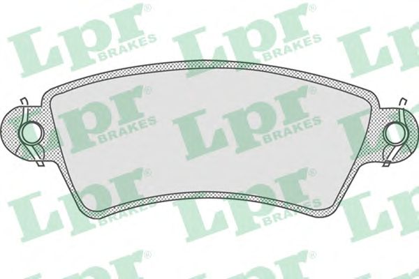 Тормозные колодки LPR 05P766