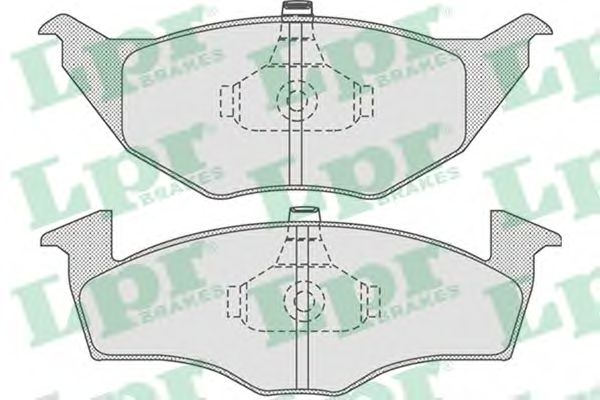 Тормозные колодки LPR 05P776