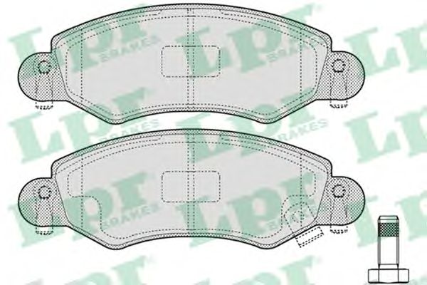 Тормозные колодки LPR 05P777