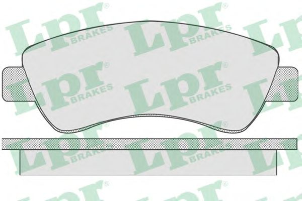 Тормозные колодки LPR 05P789