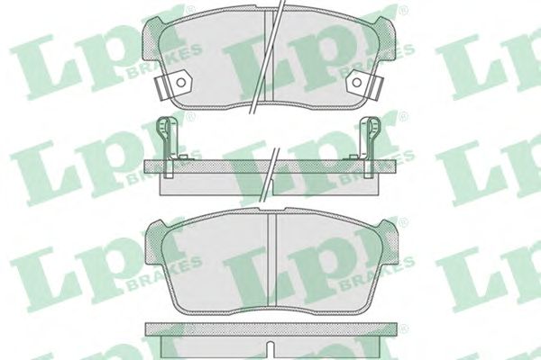 Тормозные колодки LPR 05P796