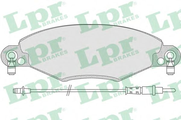 Тормозные колодки LPR 05P799