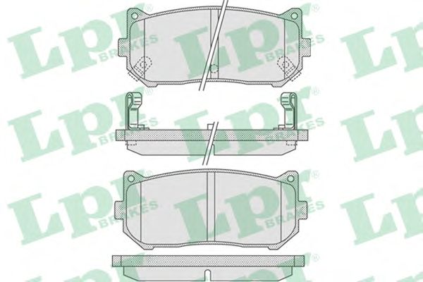 Тормозные колодки LPR 05P808