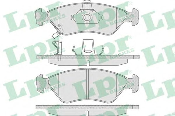 Тормозные колодки LPR 05P810
