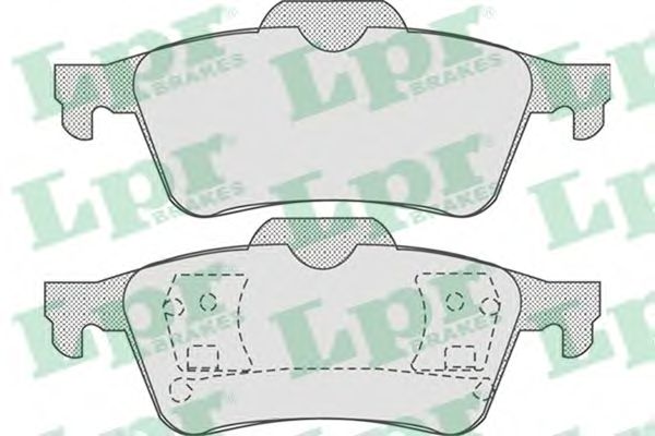 Тормозные колодки LPR 05P815
