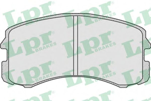 Тормозные колодки LPR 05P826