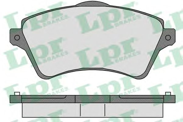Тормозные колодки LPR 05P833