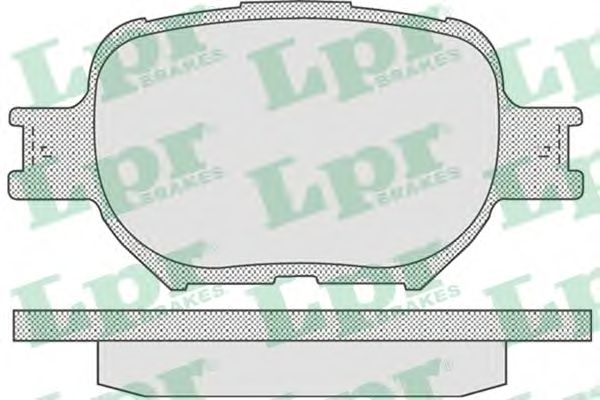 Тормозные колодки LPR 05P837
