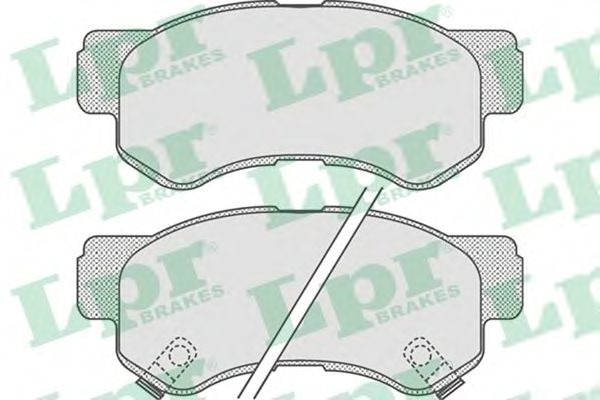 Тормозные колодки LPR 05P847