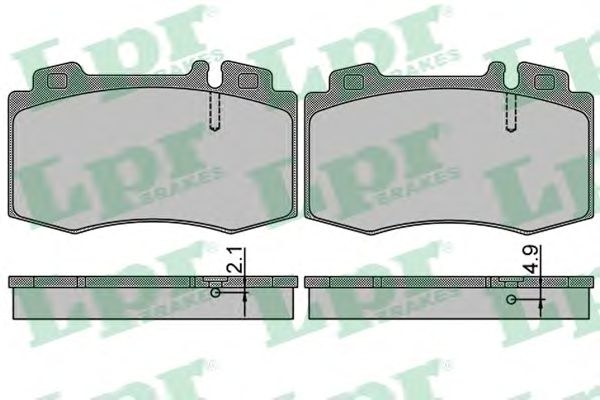 Тормозные колодки LPR 05P849