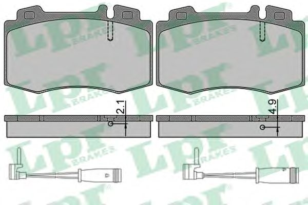 Тормозные колодки LPR 05P849A