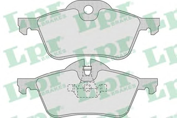 Тормозные колодки LPR 05P851