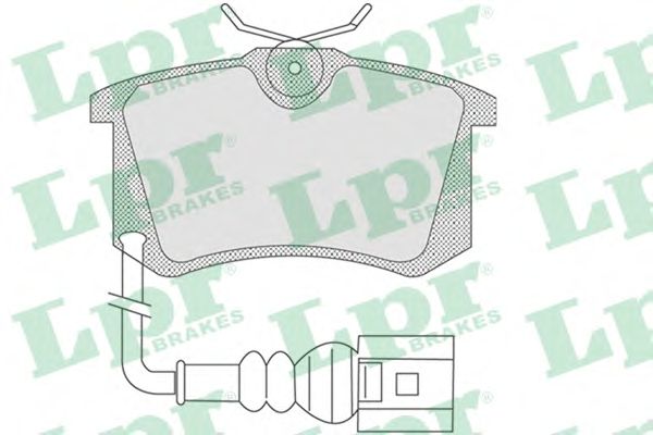 Тормозные колодки LPR 05P853