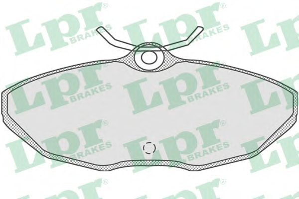 Тормозные колодки LPR 05P854