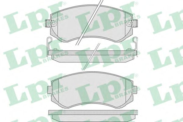 Тормозные колодки LPR 05P856