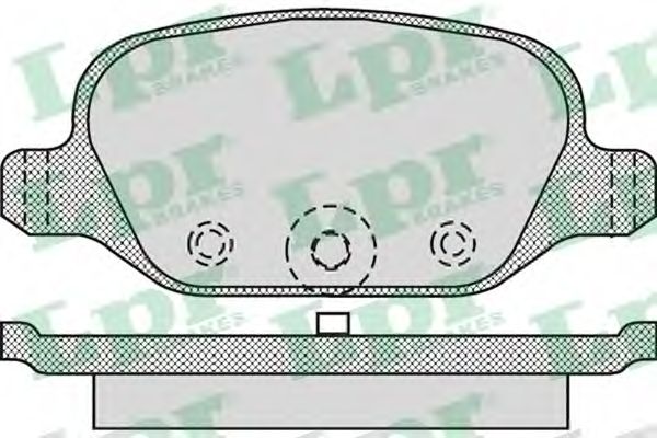 Тормозные колодки LPR 05P872
