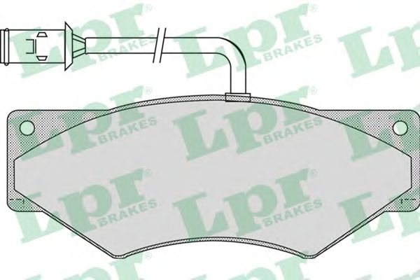 Тормозные колодки LPR 05P879