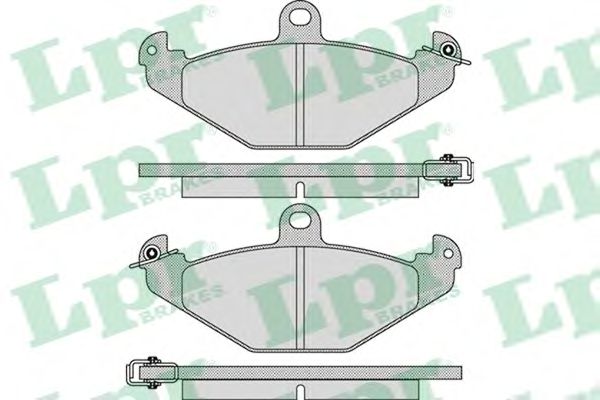 Тормозные колодки LPR 05P890