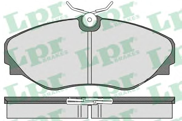 Тормозные колодки LPR 05P908