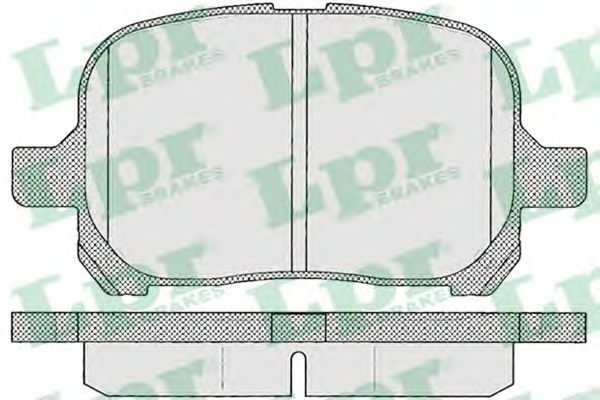 Тормозные колодки LPR 05P953